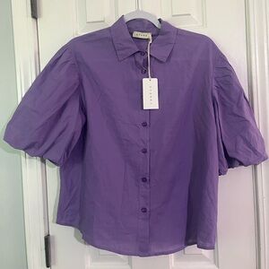 Stark orchard puff sleeve blouse size small